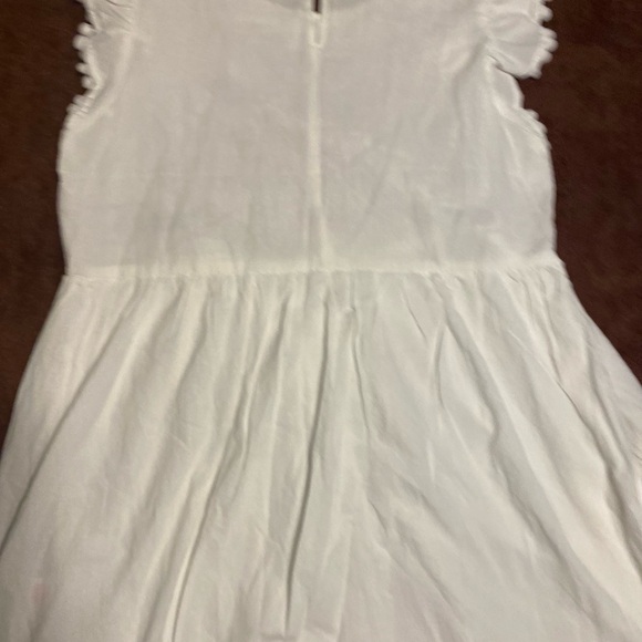 NEW Floral Embroidered White Kids Dress - Picture 5 of 5